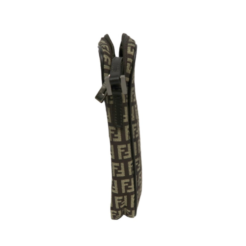 FENDI Zucchia shoulder bag, canvas, brown, monogram, crossbody bag