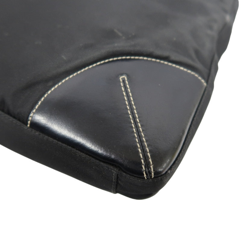 PRADA Black Nylon Tote Shoulder Bag (With Dust Bag)