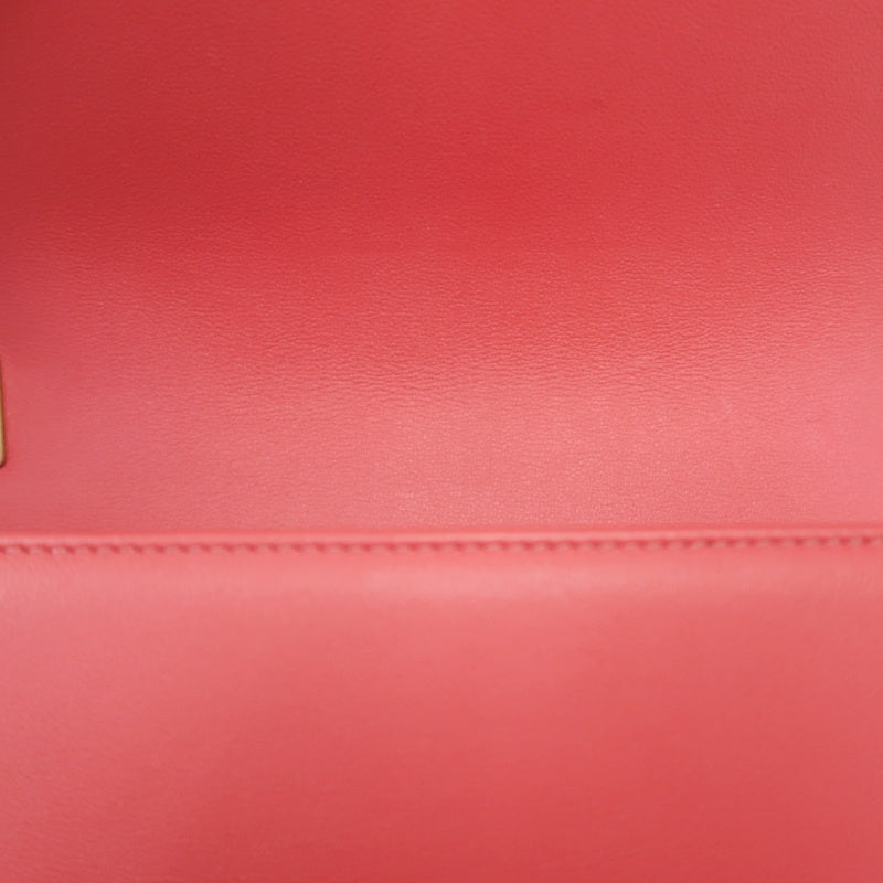 CHANEL Boy Shoulder Bag Lambskin Pink Gold Hardware