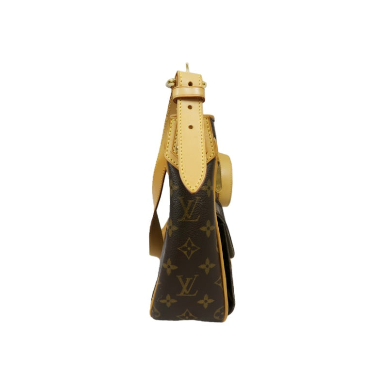 LV Monogram Brown Hudson Manhattan Shoulder Bag with Dust Bag