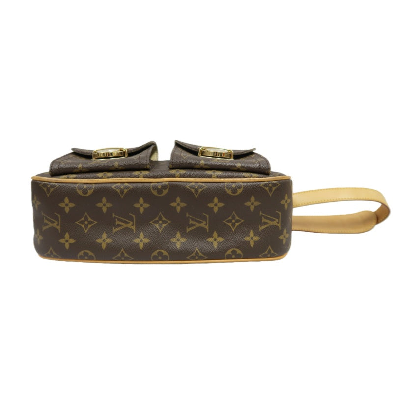 LV Monogram Brown Hudson Manhattan Shoulder Bag with Dust Bag