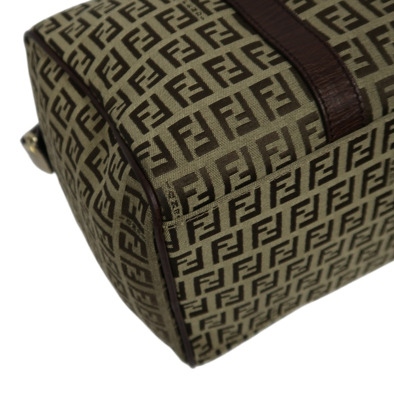 FENDI Mini Boston Bag, Brown, with Dust Bag