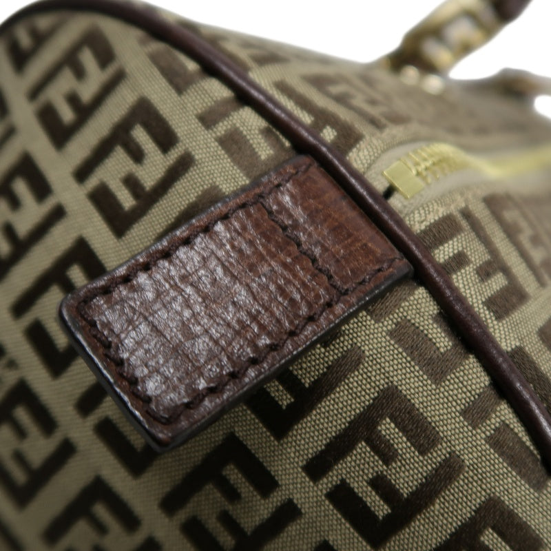 FENDI Mini Boston Bag, Brown, with Dust Bag
