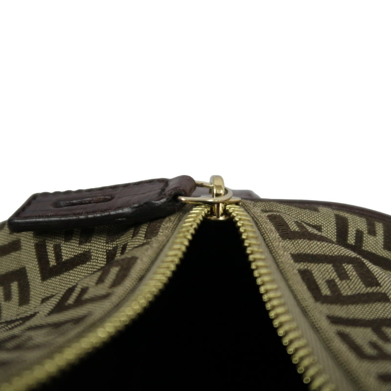 FENDI Mini Boston Bag, Brown, with Dust Bag