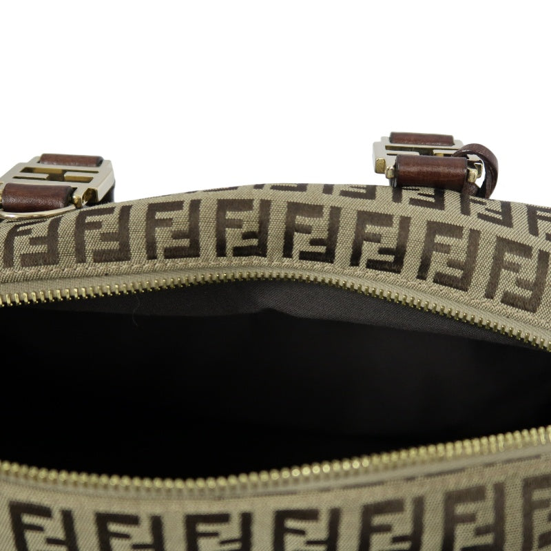 FENDI Mini Boston Bag, Brown, with Dust Bag