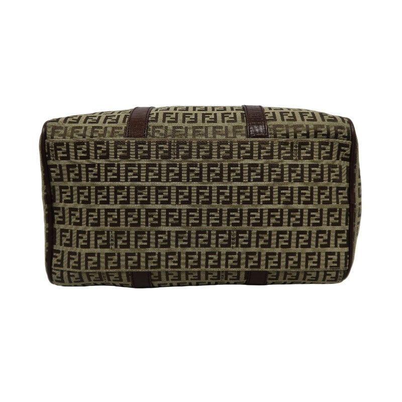 FENDI Mini Boston Bag, Brown, with Dust Bag