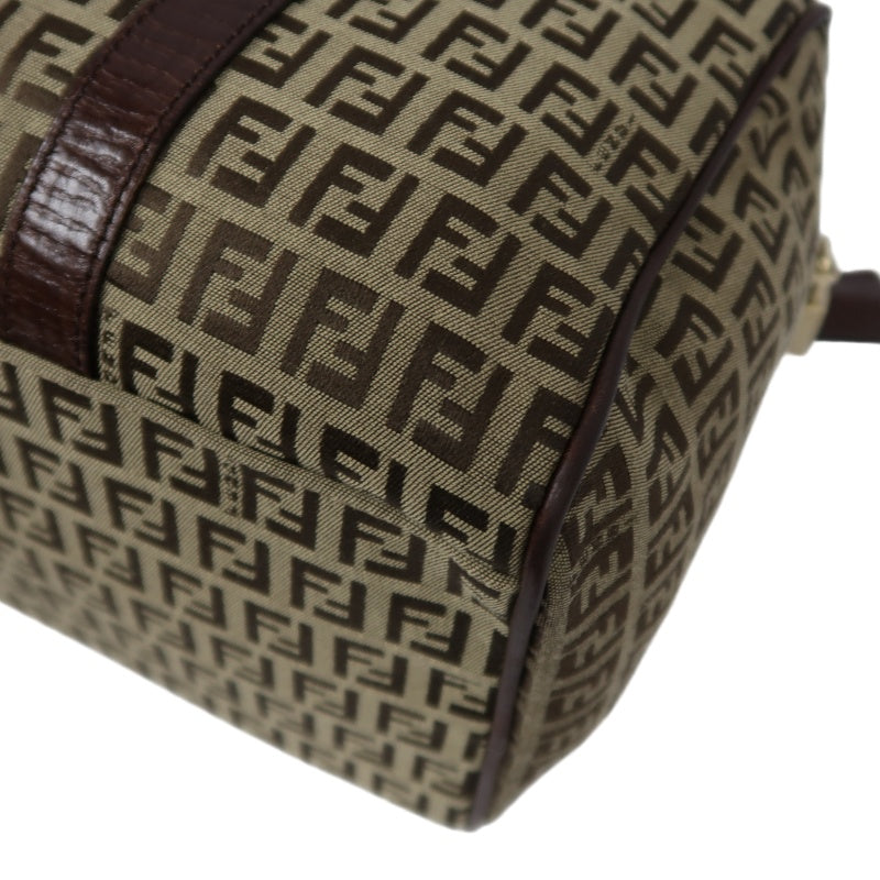 FENDI Mini Boston Bag, Brown, with Dust Bag