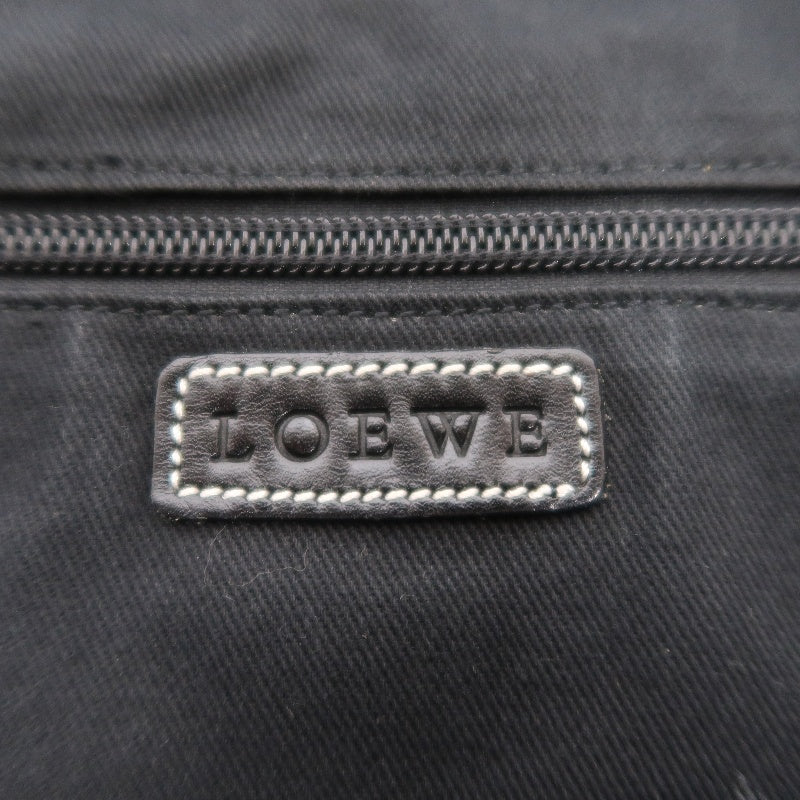 LOEWE Gray Anagram Canvas Handbag (With Dust Bag)