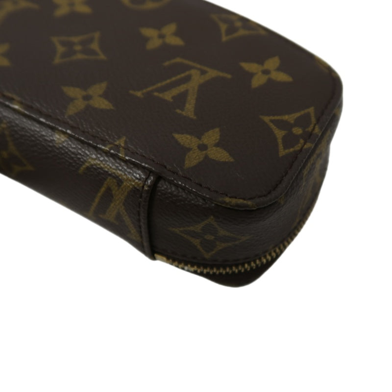Louis Vuitton Monogram Pochette Monte Carlo  PVC Half-Moon Toiletry Bag Clutch Bag