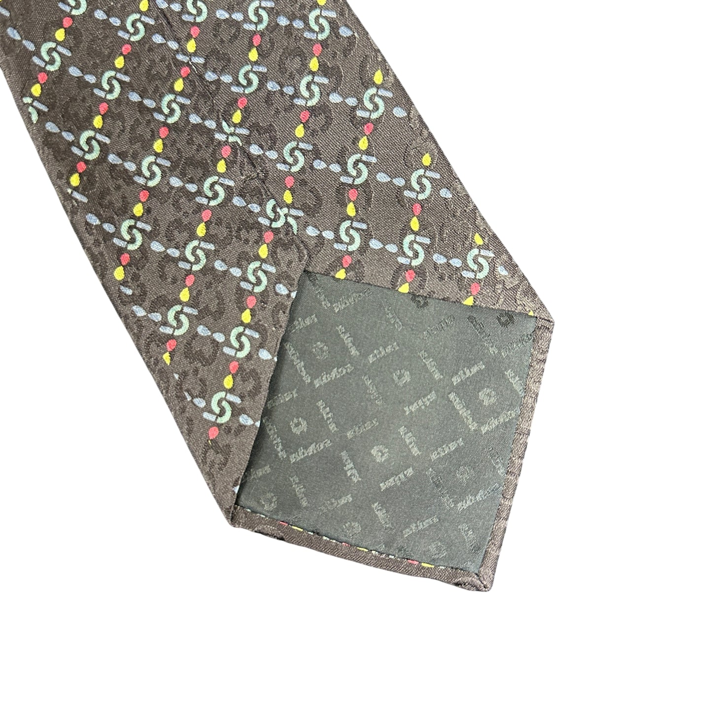 MILA SCHON  tie, navy, with tag