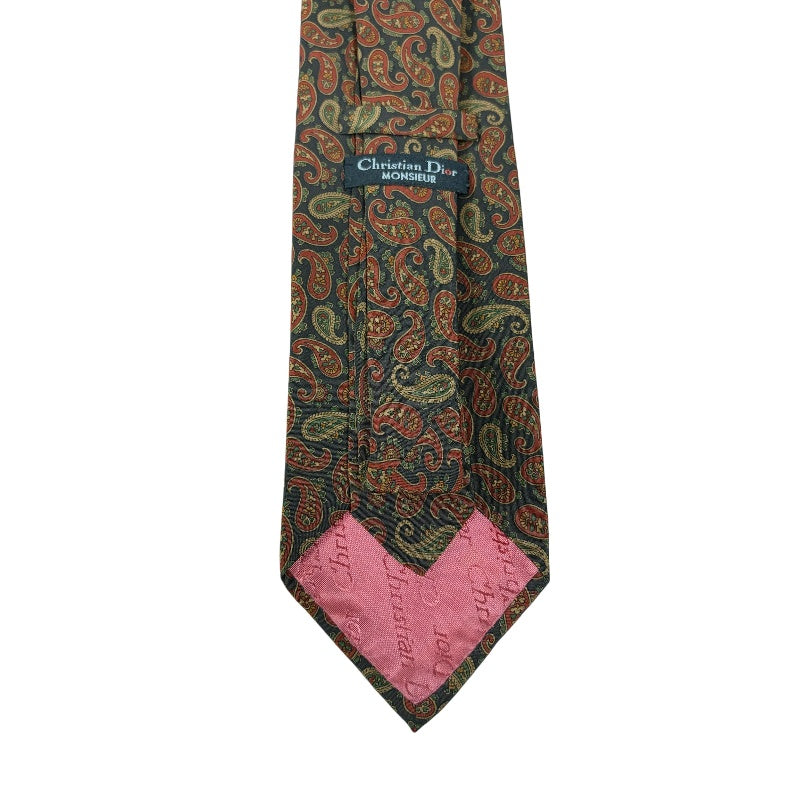 DIOR tie, brown, with tag