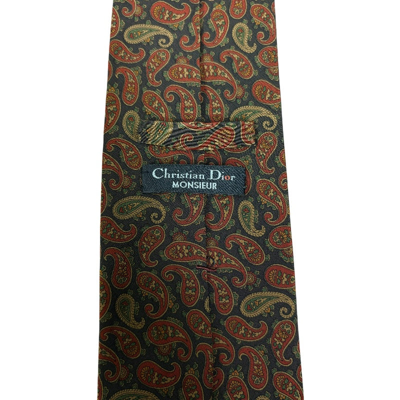DIOR tie, brown, with tag