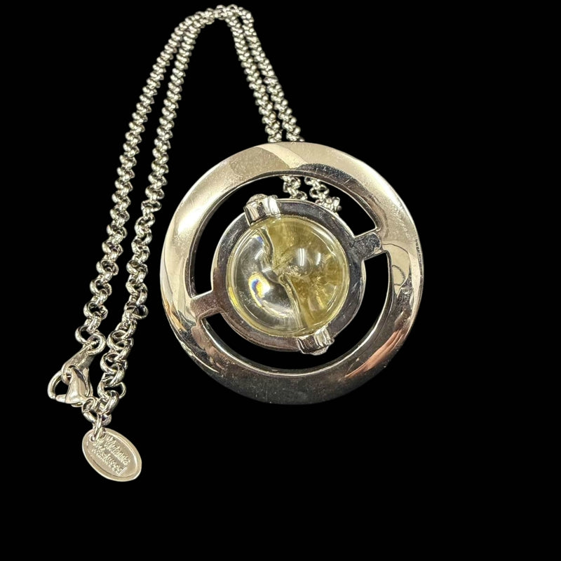 VIVIENNE WESTWOOD Silver Classic Saturn Orb Alloy Necklace