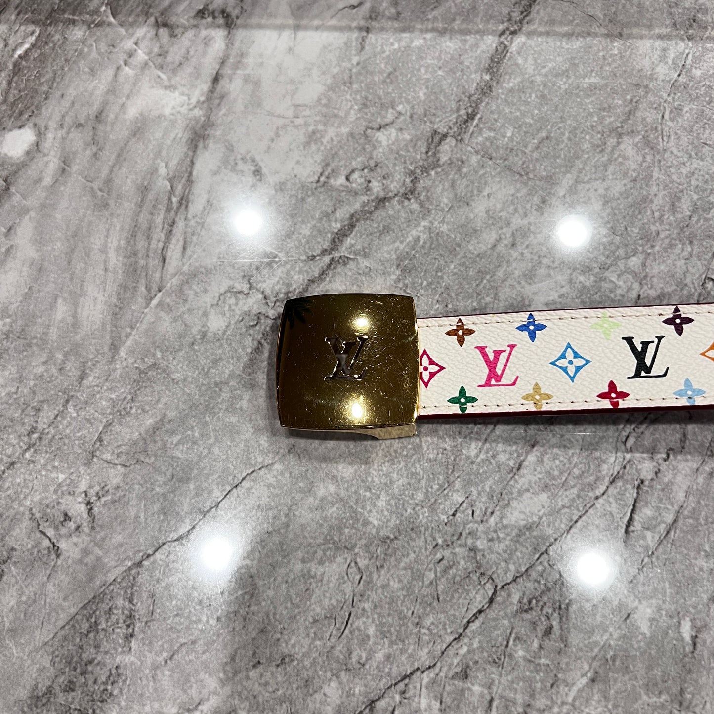 LOUIS VUITTON   Monogram Belt M9682