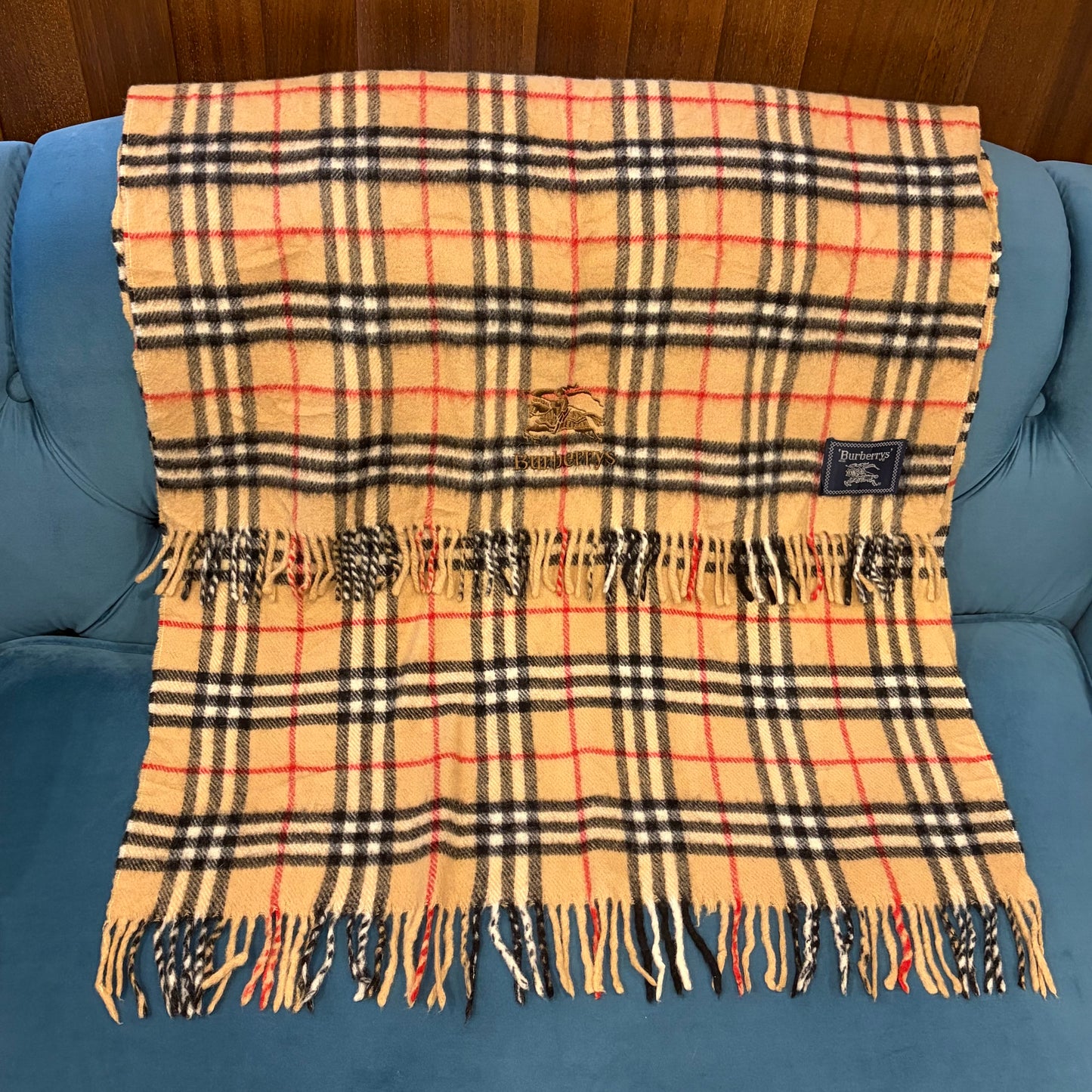 BURBERRY Nova Check Scarf Beige