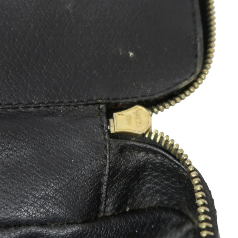 CELINE Macadam Handbag, Brown & Black, PVC (Box Style)