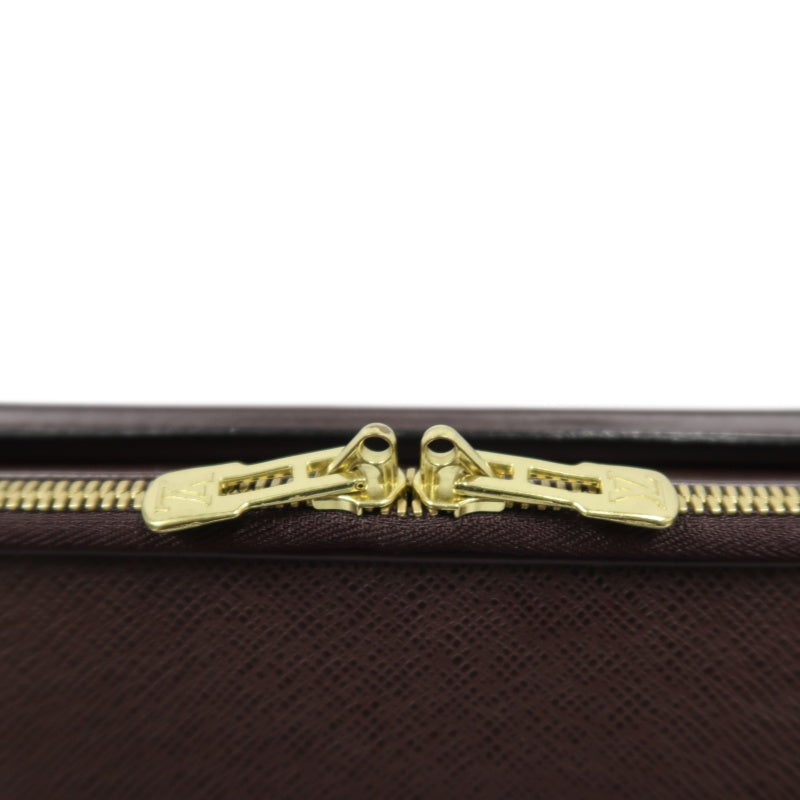 Louis Vuitton Taiga Porte Ordinateur Odessa Brown Handbag (With Storage Bag, Cadena Key, 2 Pouches & Shoulder Strap)  PVC Laptop Bag