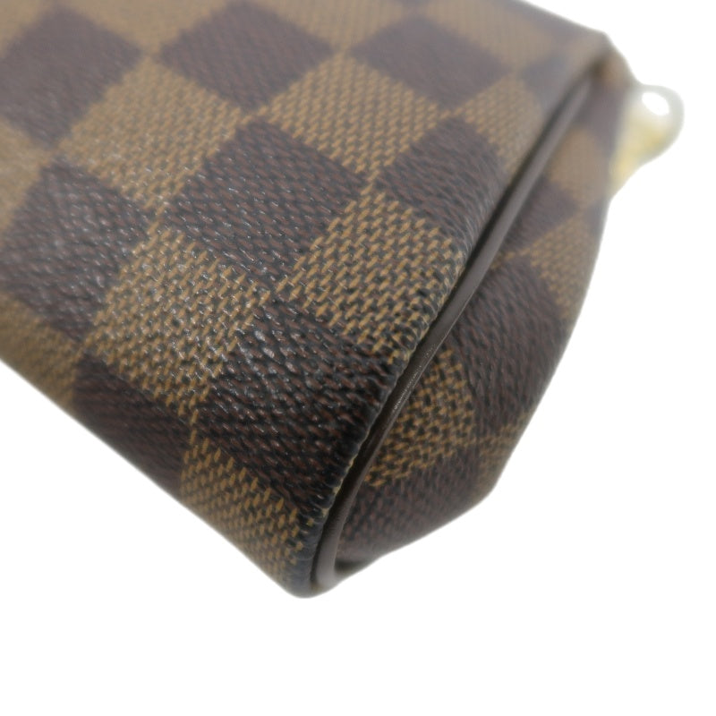 Louis Vuitton Sophie Chain Handbag Damier Ebene (With Shoulder Strap)  PVC Armpit Bag