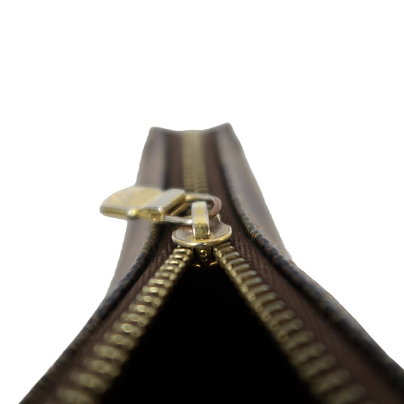Louis Vuitton Sophie Chain Handbag Damier Ebene (With Shoulder Strap)  PVC Armpit Bag