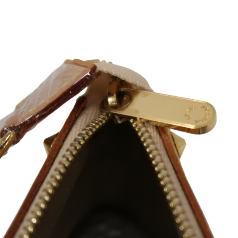 Louis Vuitton Multicolore Pochette Accessoires Black (With Shoulder Strap) Black Multicolore PVC Rivet Mahjong Bag Armpit Bag