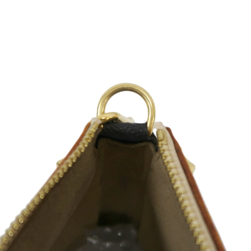 Louis Vuitton Multicolore Pochette Accessoires Black (With Shoulder Strap) Black Multicolore PVC Rivet Mahjong Bag Armpit Bag