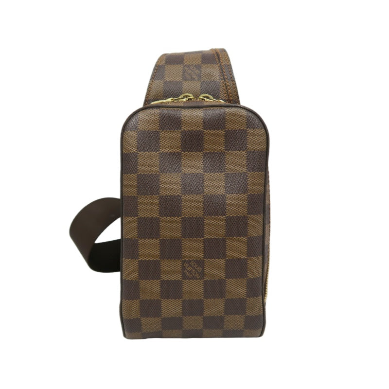 Louis Vuitton Damier Jeronimos Body Bag (With Storage Bag & Dust Bag)  PVC Chest Bag