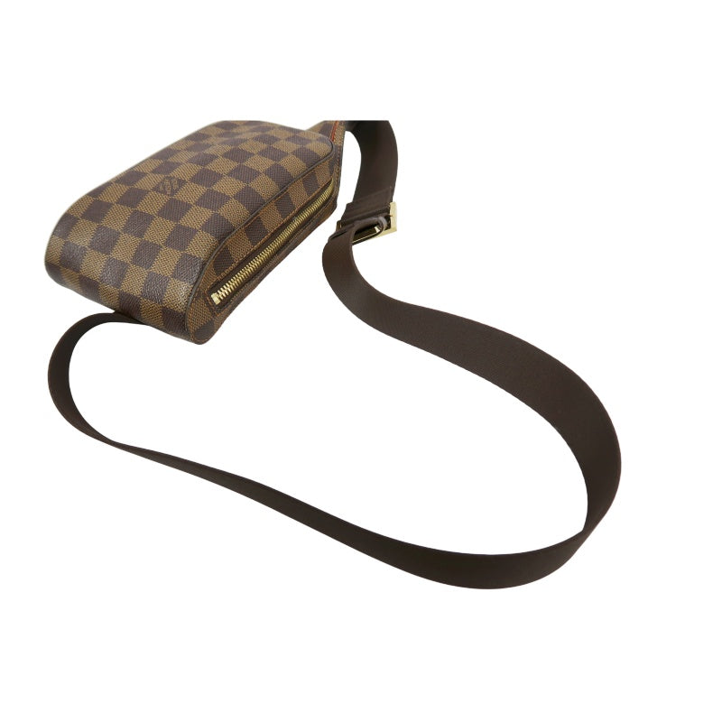 Louis Vuitton Damier Jeronimos Body Bag (With Storage Bag & Dust Bag)  PVC Chest Bag