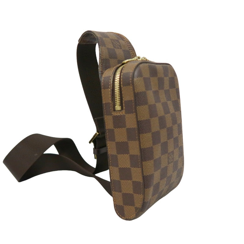 Louis Vuitton Damier Jeronimos Body Bag (With Storage Bag & Dust Bag)  PVC Chest Bag