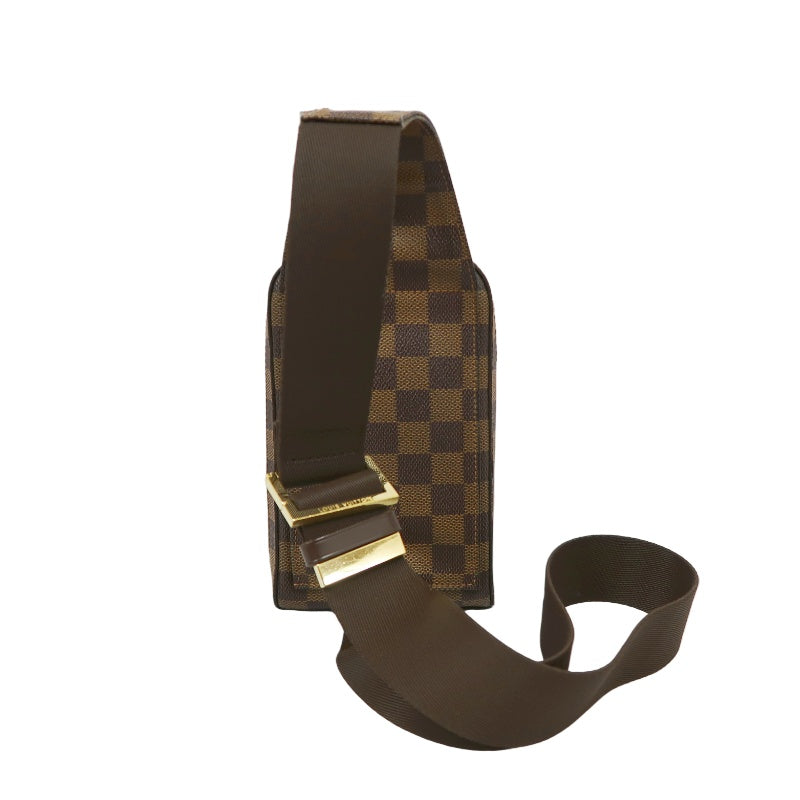 Louis Vuitton Damier Jeronimos Body Bag (With Storage Bag & Dust Bag)  PVC Chest Bag