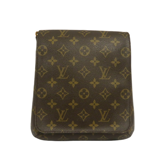 Louis Vuitton Monogram Musette Salsa Shoulder Bag  PVC Vertical Wang Fei Crossbody Bag