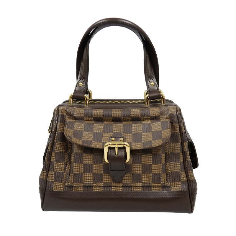 LOUIS VUITTON Nightsbridge Damier handbag, brown, Damier Ebene PVC tote bag