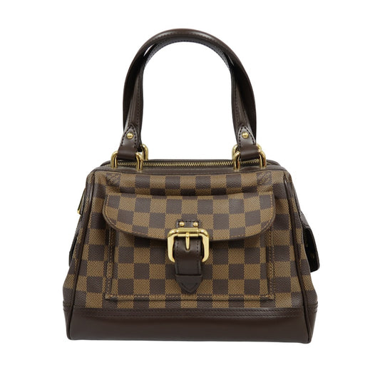 LOUIS VUITTON Nightsbridge Damier handbag, brown, Damier Ebene PVC tote bag