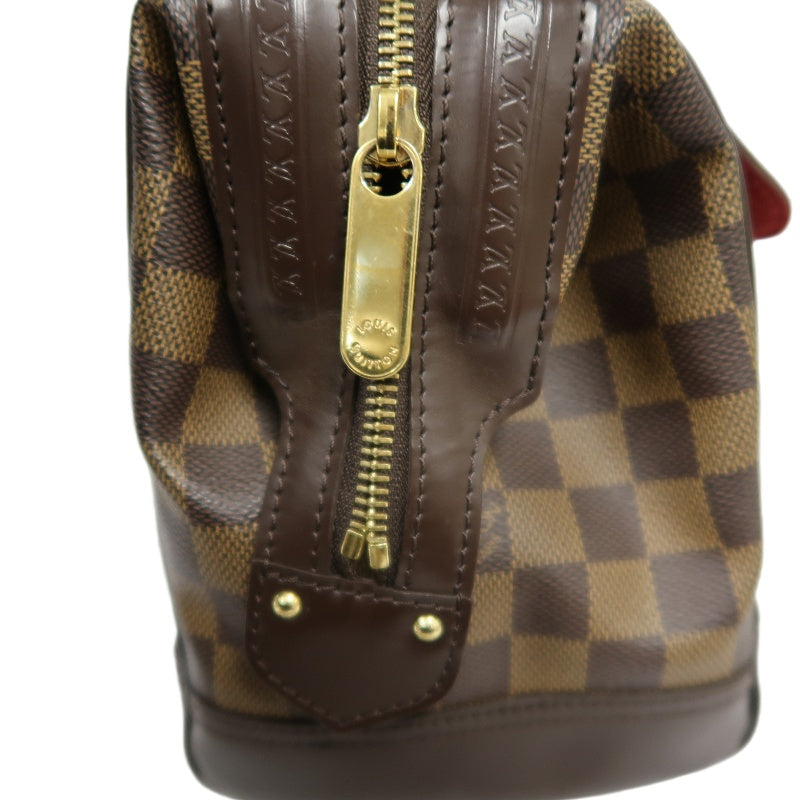 LOUIS VUITTON Nightsbridge Damier handbag, brown, Damier Ebene PVC tote bag