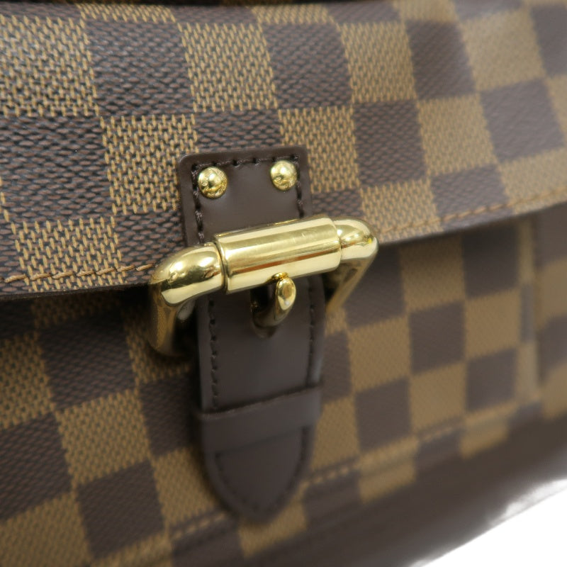 LOUIS VUITTON Nightsbridge Damier handbag, brown, Damier Ebene PVC tote bag