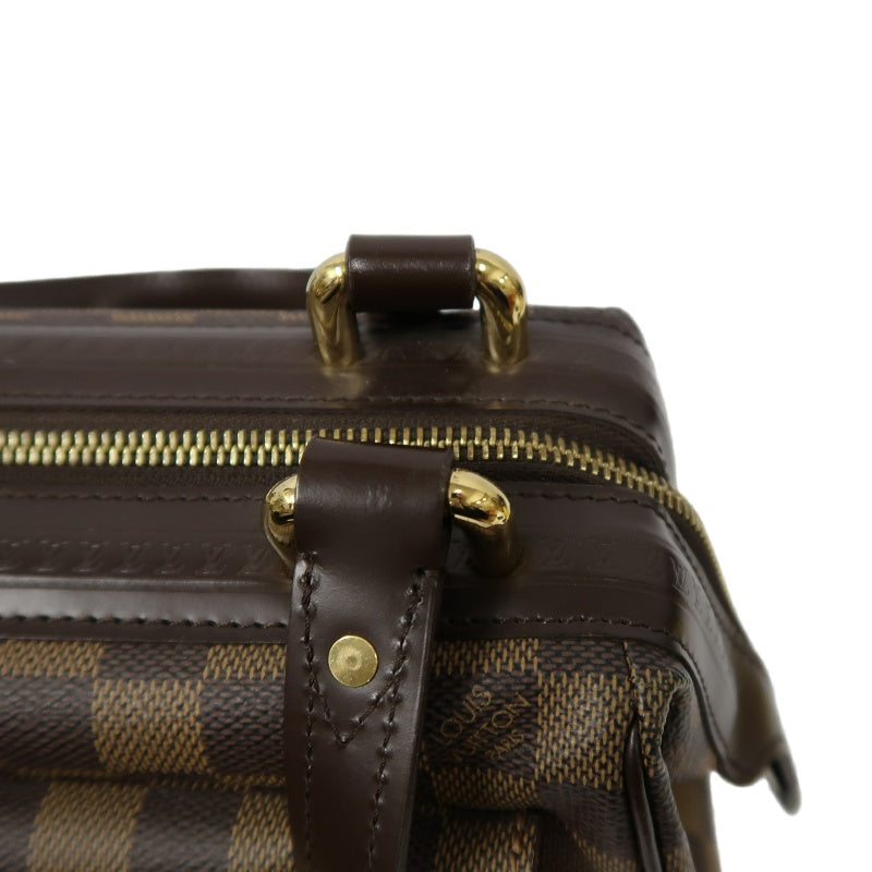 LOUIS VUITTON Nightsbridge Damier handbag, brown, Damier Ebene PVC tote bag