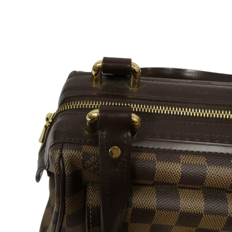 LOUIS VUITTON Nightsbridge Damier handbag, brown, Damier Ebene PVC tote bag