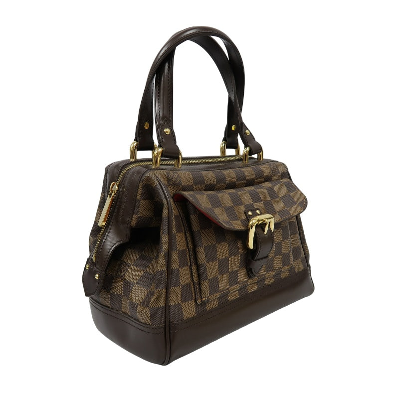 LOUIS VUITTON Nightsbridge Damier handbag, brown, Damier Ebene PVC tote bag