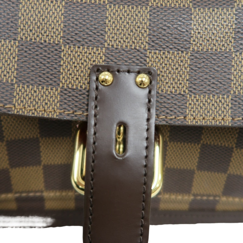 LOUIS VUITTON Nightsbridge Damier handbag, brown, Damier Ebene PVC tote bag