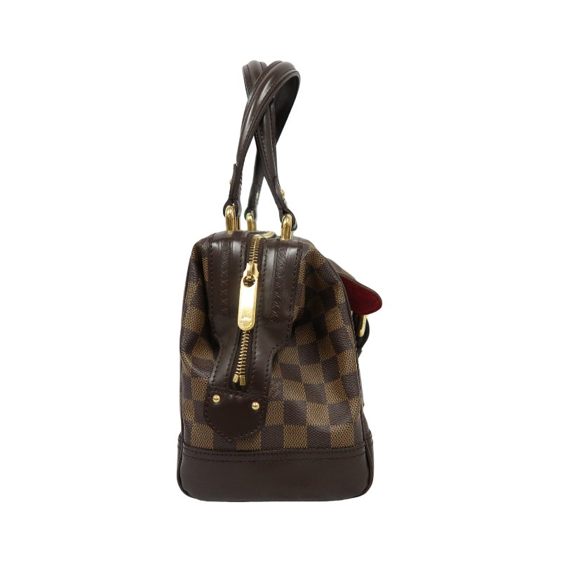 LOUIS VUITTON Nightsbridge Damier handbag, brown, Damier Ebene PVC tote bag