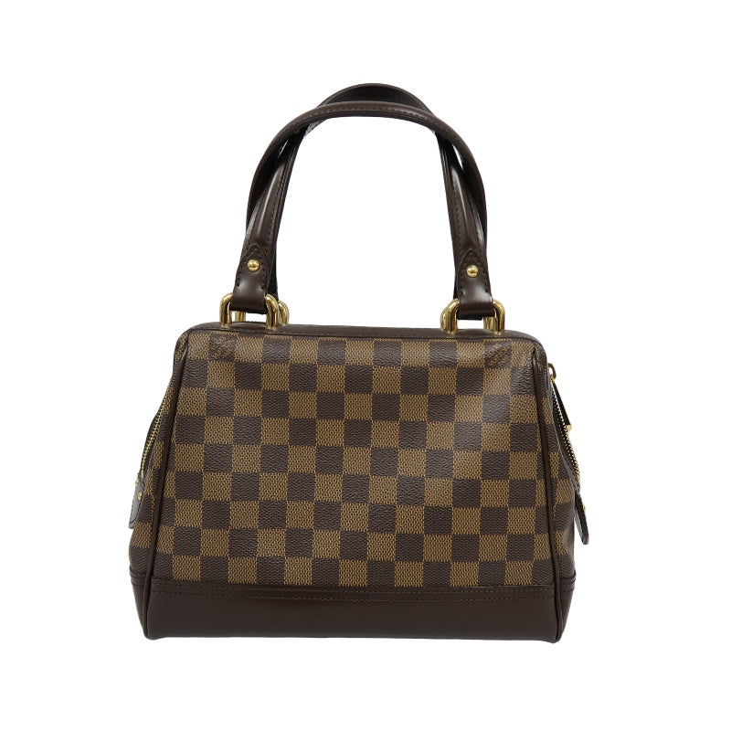 LOUIS VUITTON Nightsbridge Damier handbag, brown, Damier Ebene PVC tote bag
