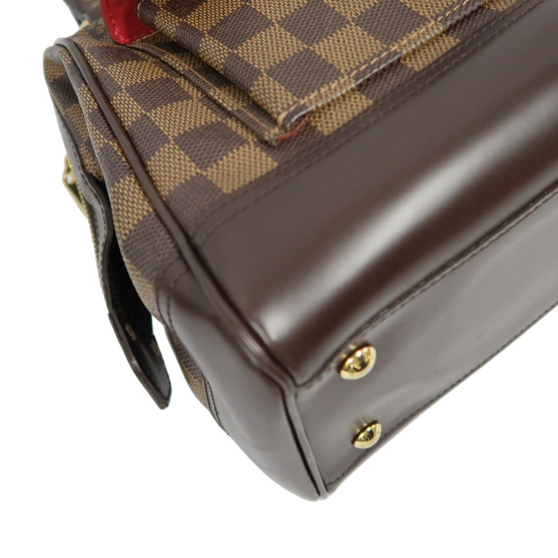 LOUIS VUITTON Nightsbridge Damier handbag, brown, Damier Ebene PVC tote bag