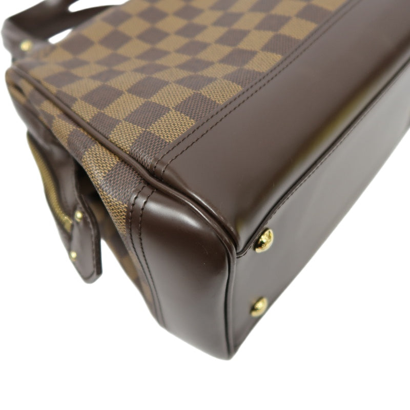 LOUIS VUITTON Nightsbridge Damier handbag, brown, Damier Ebene PVC tote bag