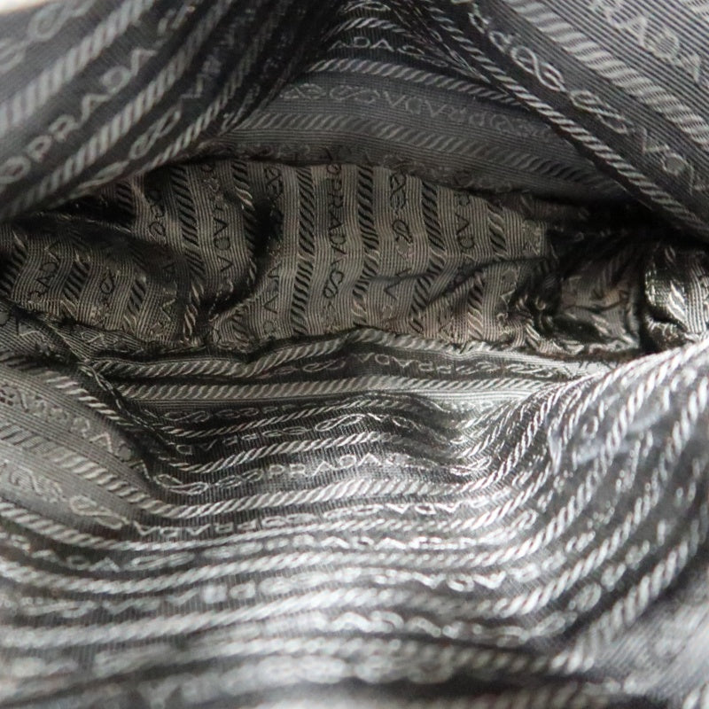 PRADA Nylon Tote Shoulder Bag, Black