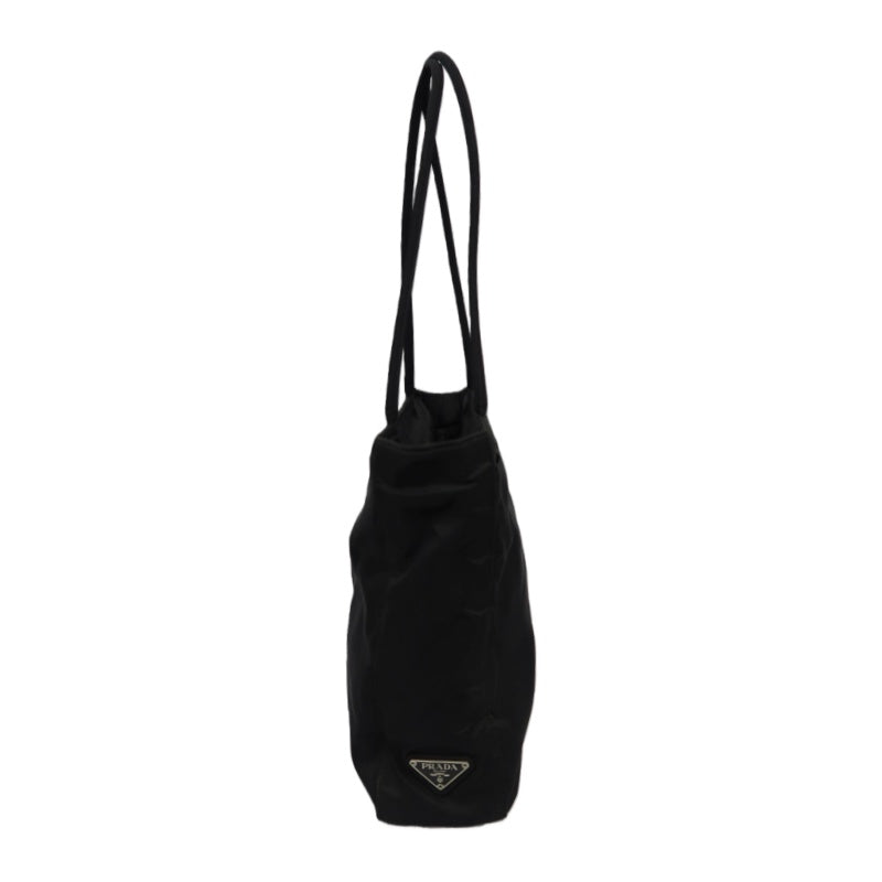 PRADA Nylon Tote Shoulder Bag, Black