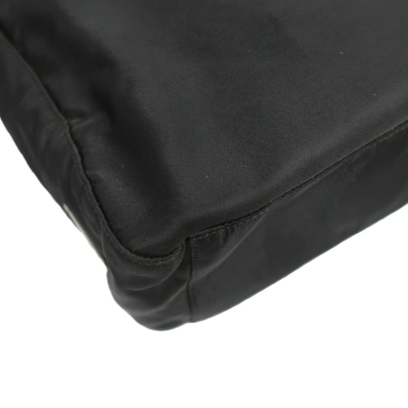 PRADA Nylon Tote Shoulder Bag, Black