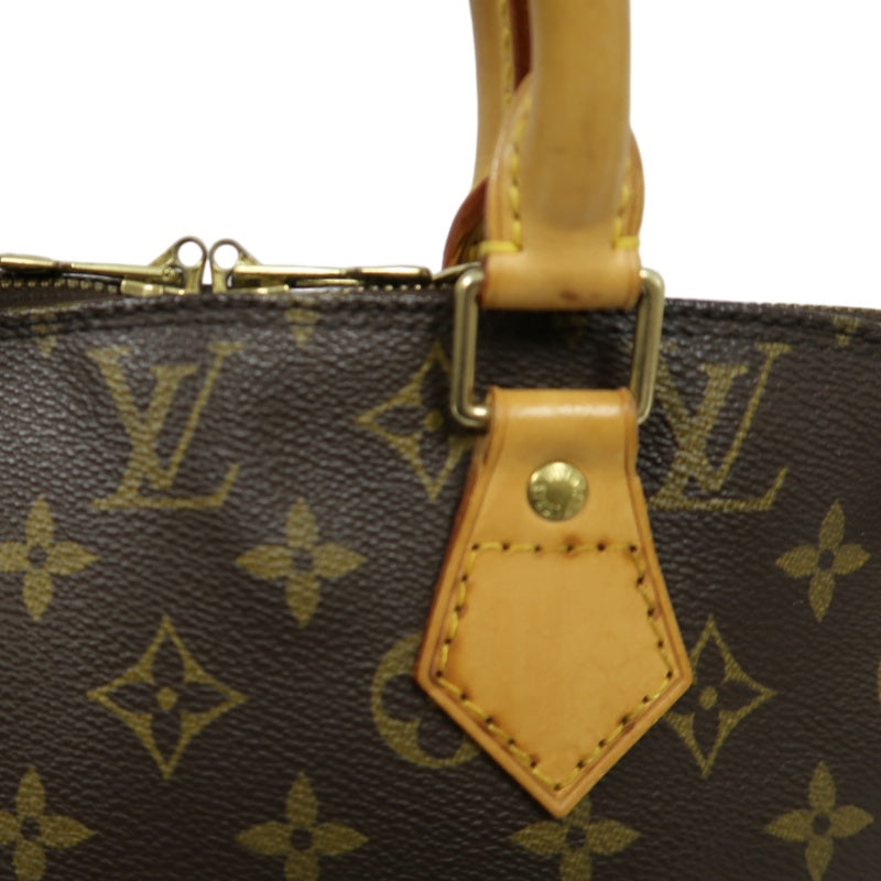 LOUIS VUITTON Alma Monogram Canvas Handbag Brow