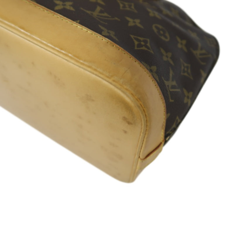 LOUIS VUITTON Alma Monogram Canvas Handbag Brow