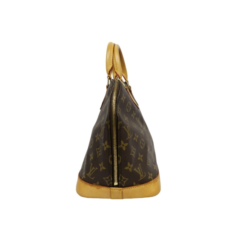 LOUIS VUITTON Alma Monogram Canvas Handbag Brow