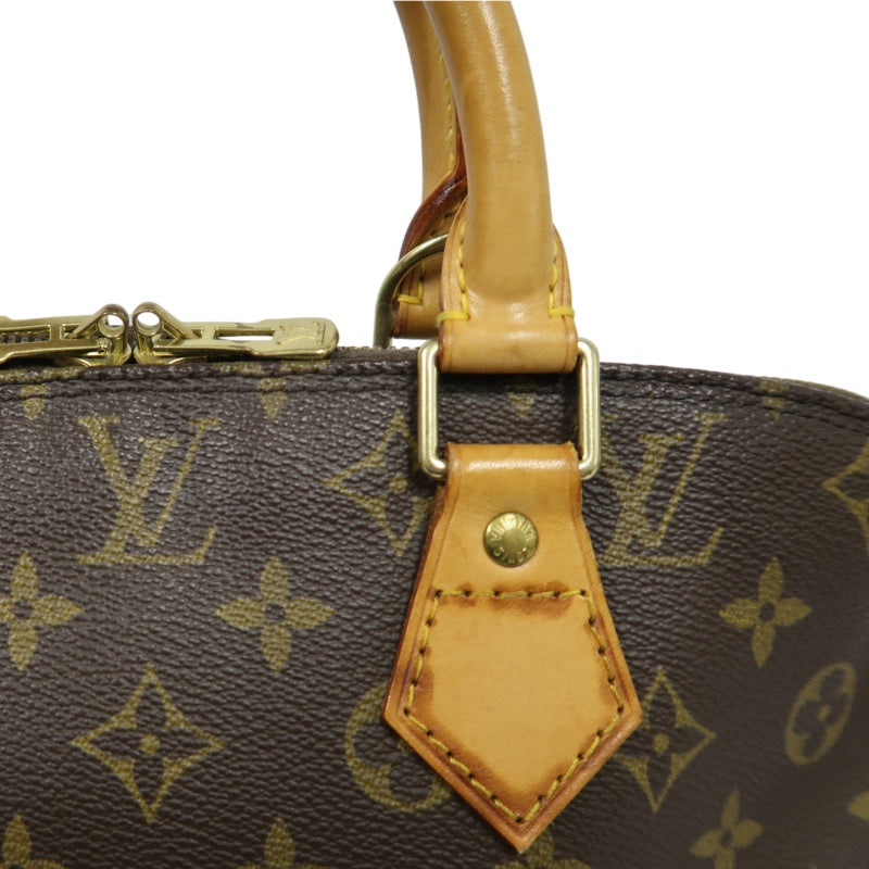 LOUIS VUITTON Alma Monogram Canvas Handbag Brow