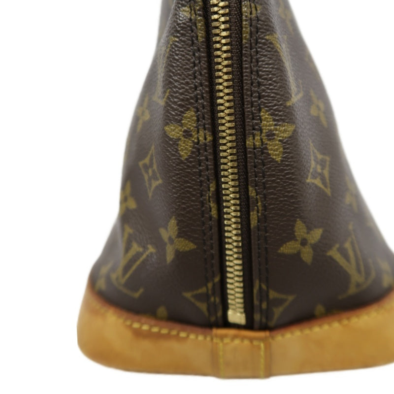 LOUIS VUITTON Alma Monogram Canvas Handbag Brow